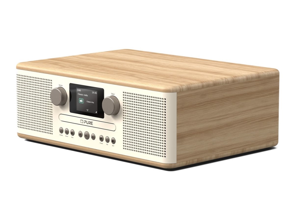 Pure Classic C-D6 - Ljudsystem - 30 Watt (Total) - bomullsvit, ek