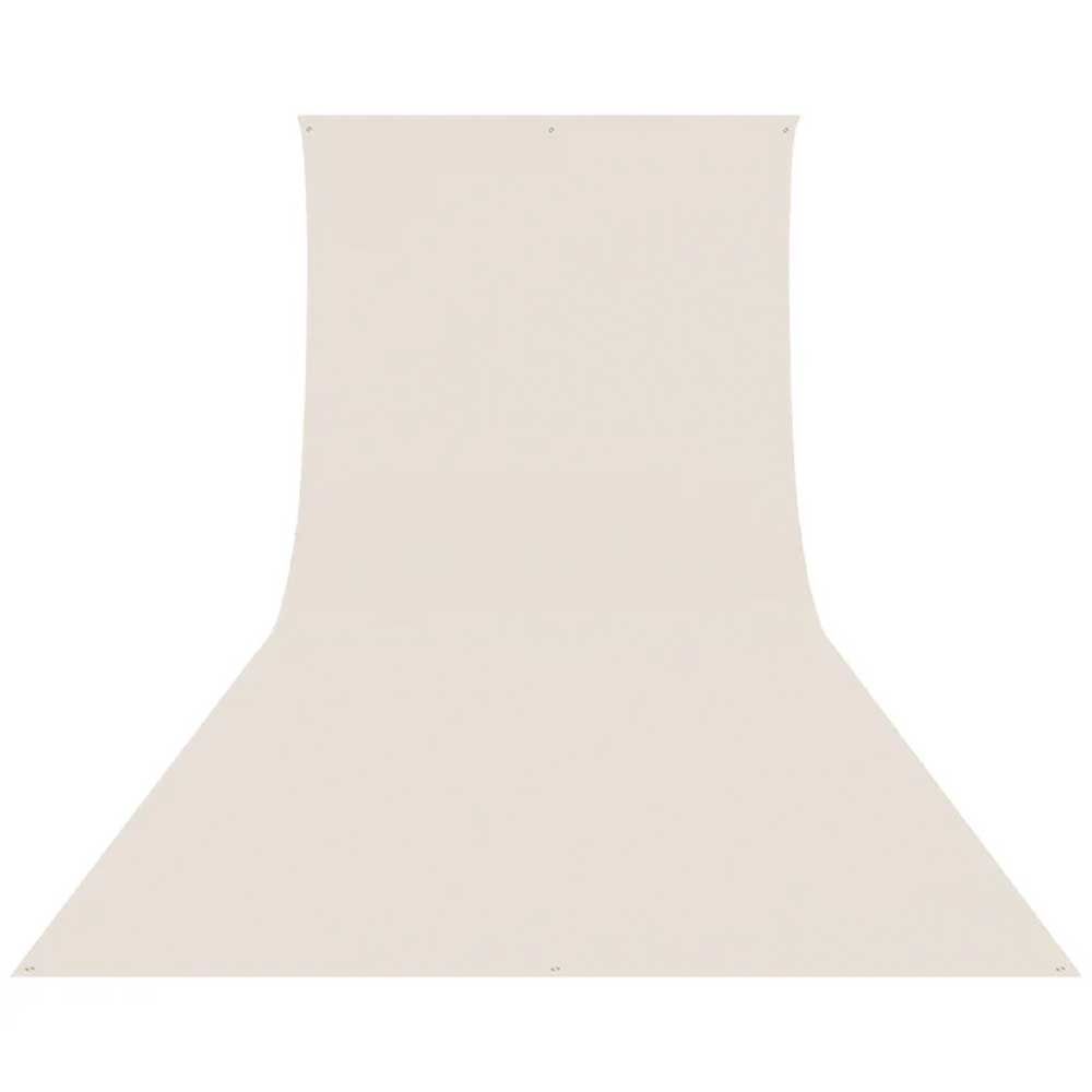 Westcott Wrinkle-Resistant Backdrop Bakgrund 2.7 x 6.1m, Buttermilk White