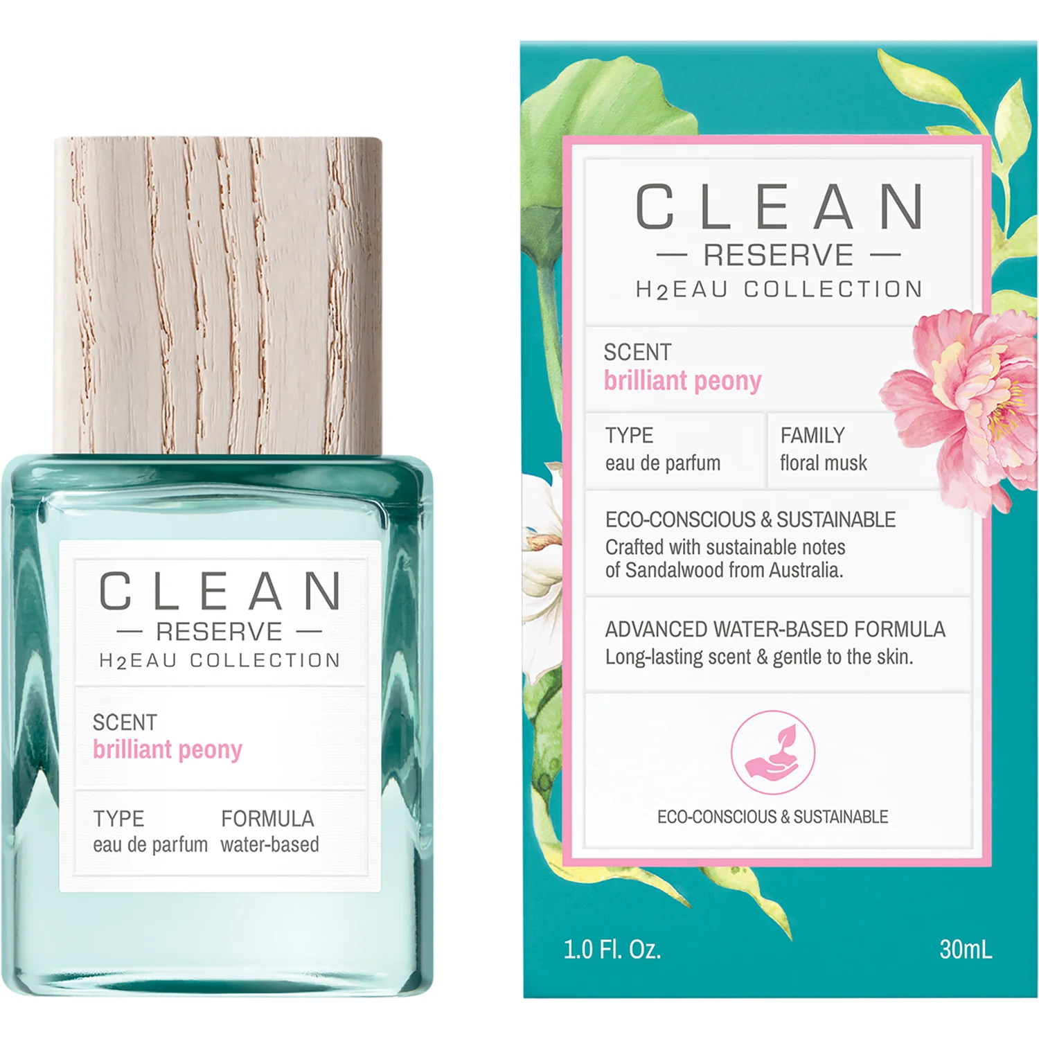 Clean Reserve H2EAU Brilliant Peony Eau de Parfum 30 ml, bild 2