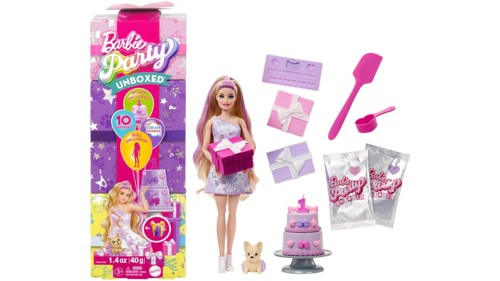Barbie - Party Unboxed Red Sparkle, bild 3
