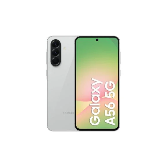 Samsung Galaxy A56 5G 256 GB, 6.7" sAMOLED 120Hz, 50/12/5/12 Mpixel kamera, Dual SIM, Android - Awesome Lightgray