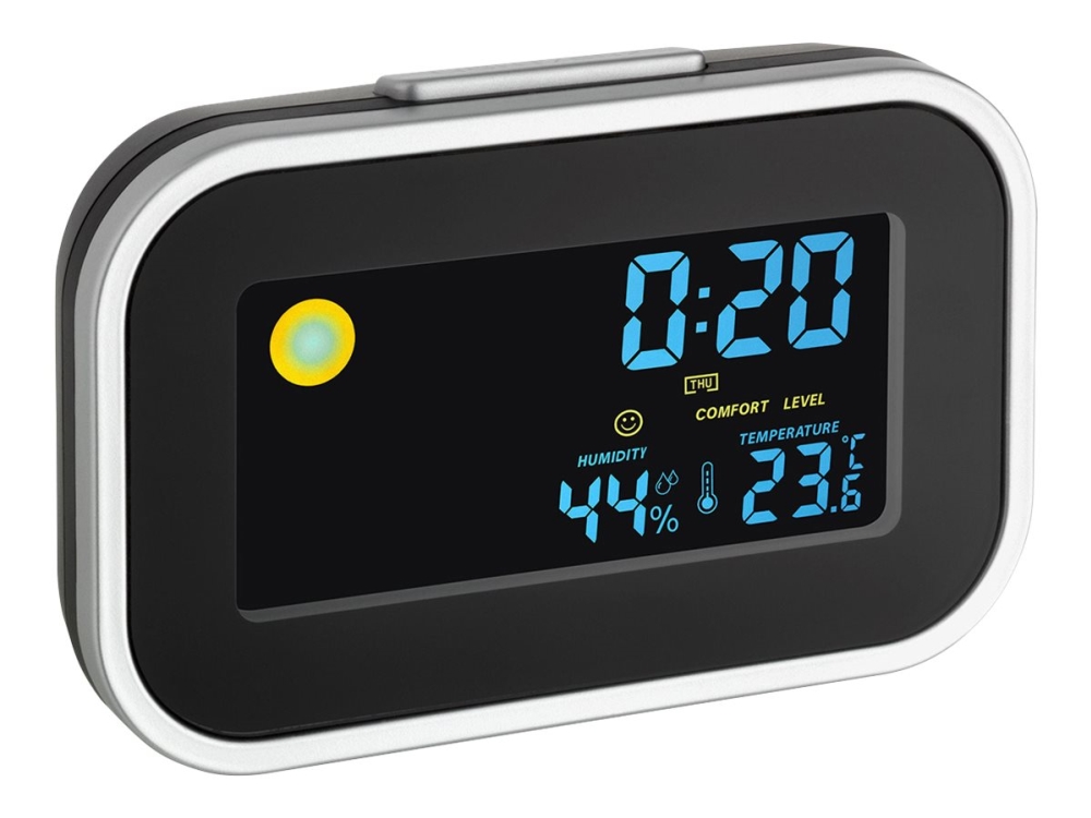 TFA - Väckarklocka - rektangulär - kvarts - skrivbord