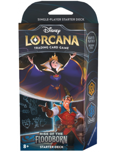 Disney Lorcana TCG Rise of the Floodborn Starter Deck - Amber/Sapphire