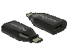 Adapter DeLOCK USB-C hane till HDMI hona, 4k@60 Hz - Svart, bild 2