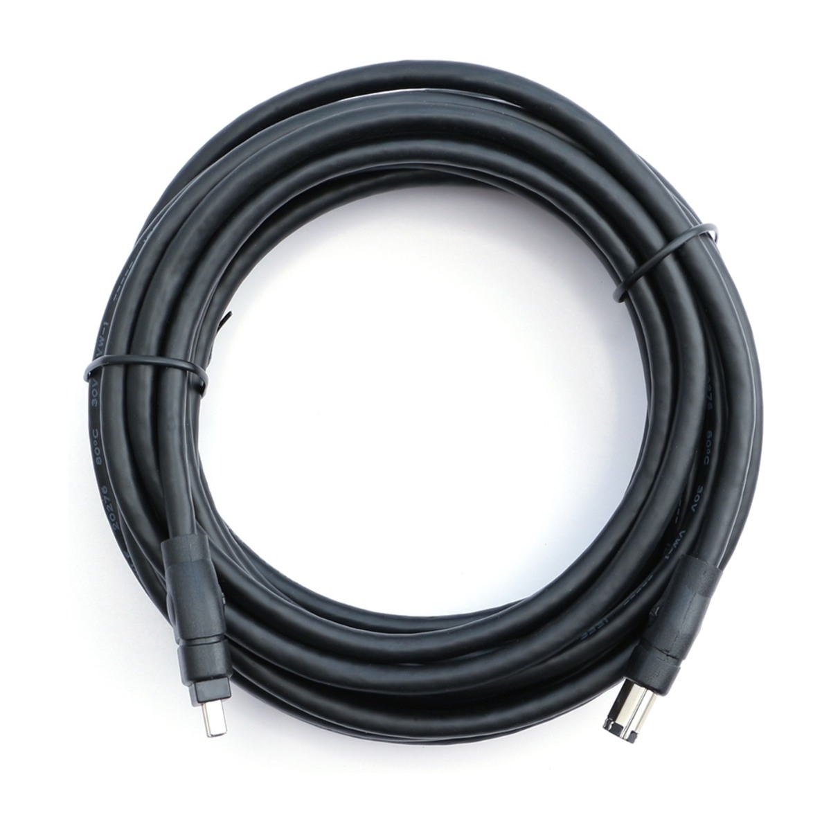 Eletra IEEE 1394A 4P hane - 6P hane 5M kabel, svart