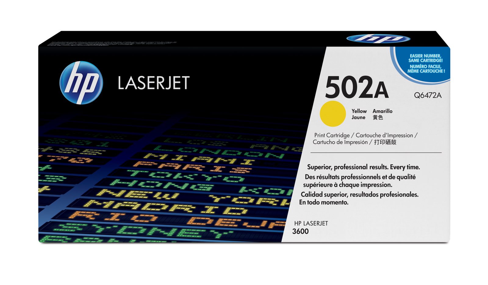 HP 502A Gul, Color LaserJet 3600, 4000 sidor, bild 2
