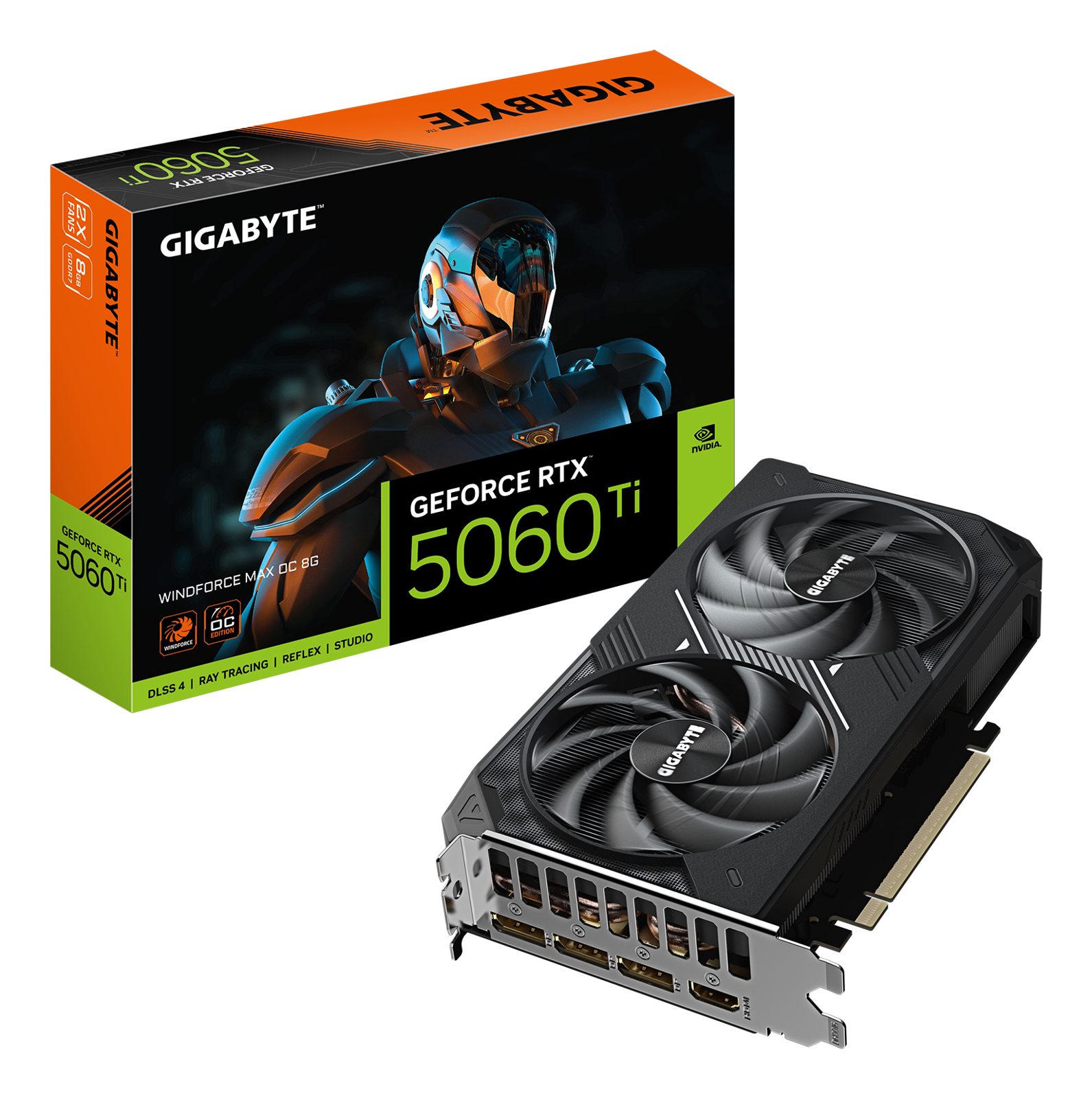 Gigabyte GeForce RTX 5060 Ti WINDFORCE MAX 8GB OC, bild 5