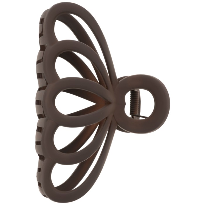 Dazzling Hair Clip Large Dark Brown 1 st
