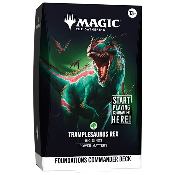 Magic The Gathering Foundations Commander Deck - Tramplesaurus Rex