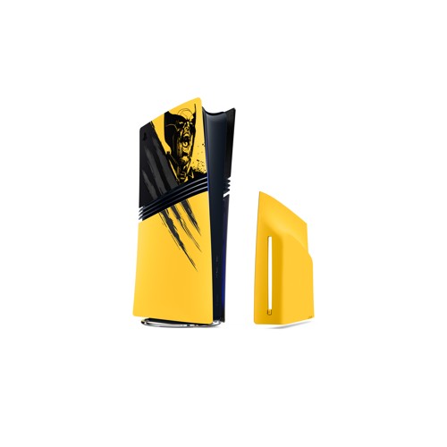 Höljen för PS5 Pro-konsol - Marvel's Wolverine Battle Yellow Limited Edition