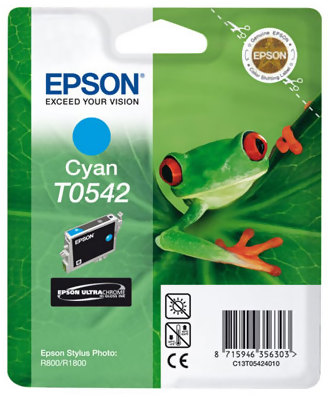 Epson T0542 cyan bläckpatron