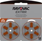 Rayovac extra advanced act 312 brun, 12-pack, 12 st