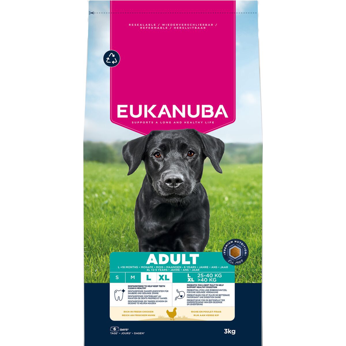 Eukanuba Dog Adult Large Breed Torrfoder till Hund 3 kg