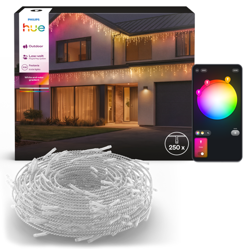 Philips Hue Festavia istappar, 250 LED