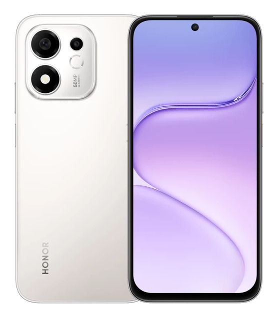 Honor 600 Smart 5G, 17,4 cm (6.87), 4 GB, 256 GB, 50 MP, Android 16.0, Silver