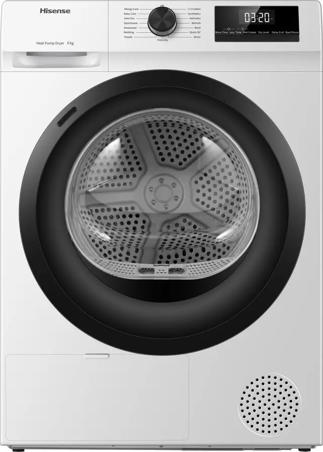 Hisense Torktumlare DHQE800BW2 (8kg)