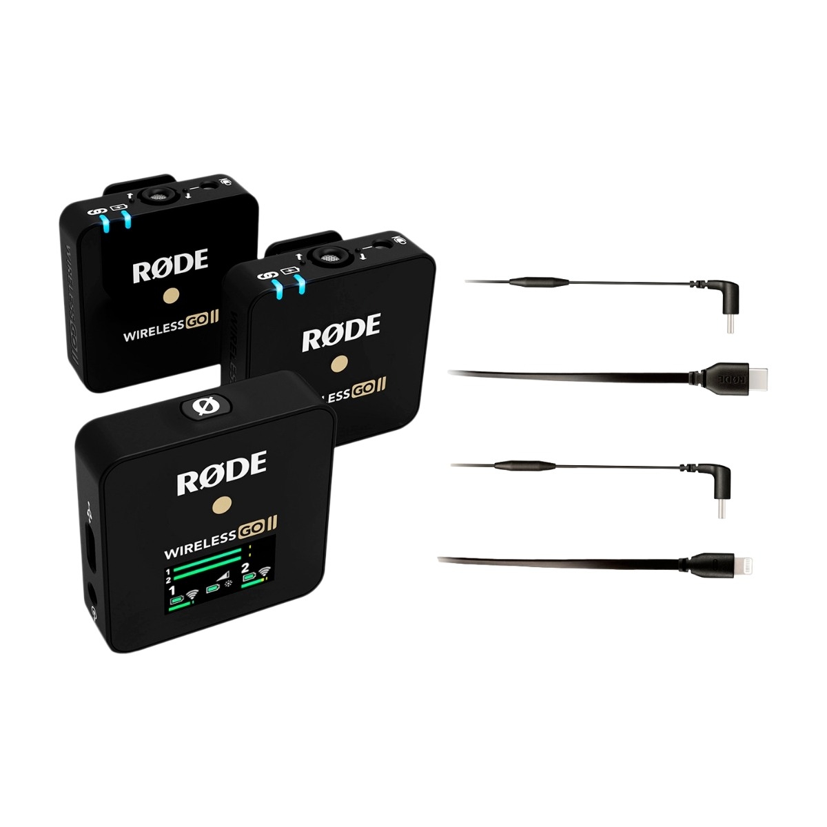 RØDE Wireless Go II bundle SC15/SC16 trådlöst mikrofonsystem