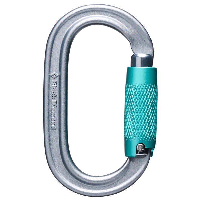 Black Diamond Oval Triple Lock Carabiner - OneSize