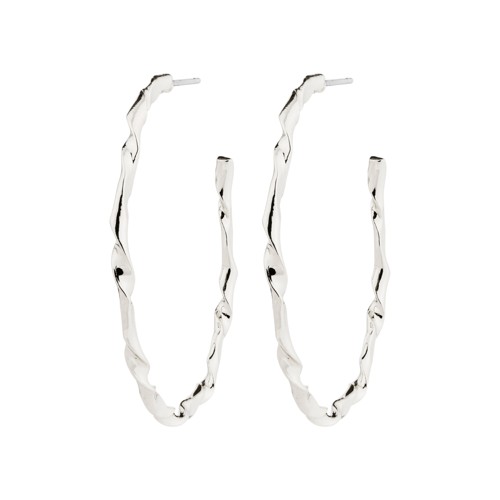 PILGRIM - WYATT Earrings - Silver-Plated - 40 mm