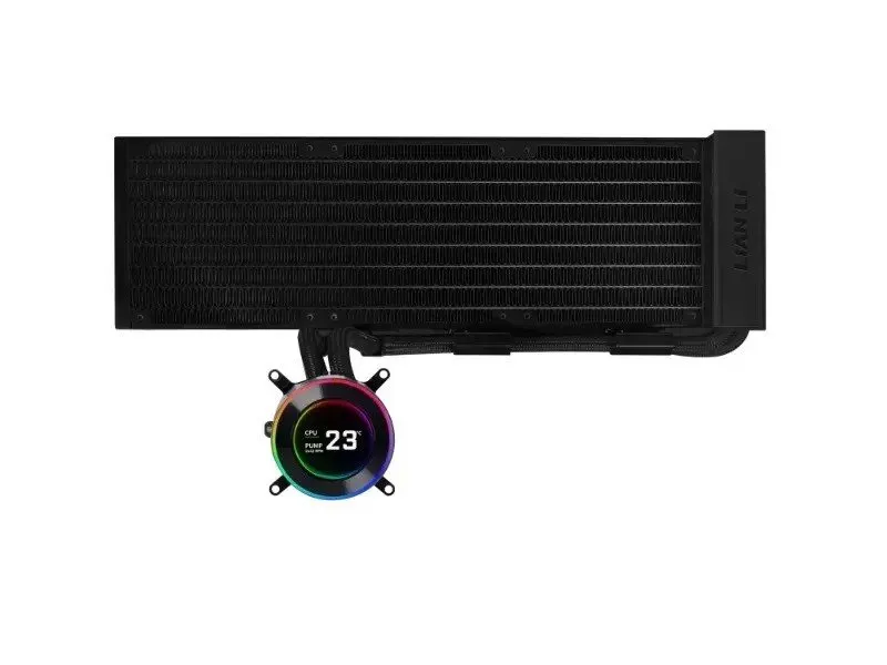 Lian Li Hydroshift II LCD-C 360N Fanless Svart