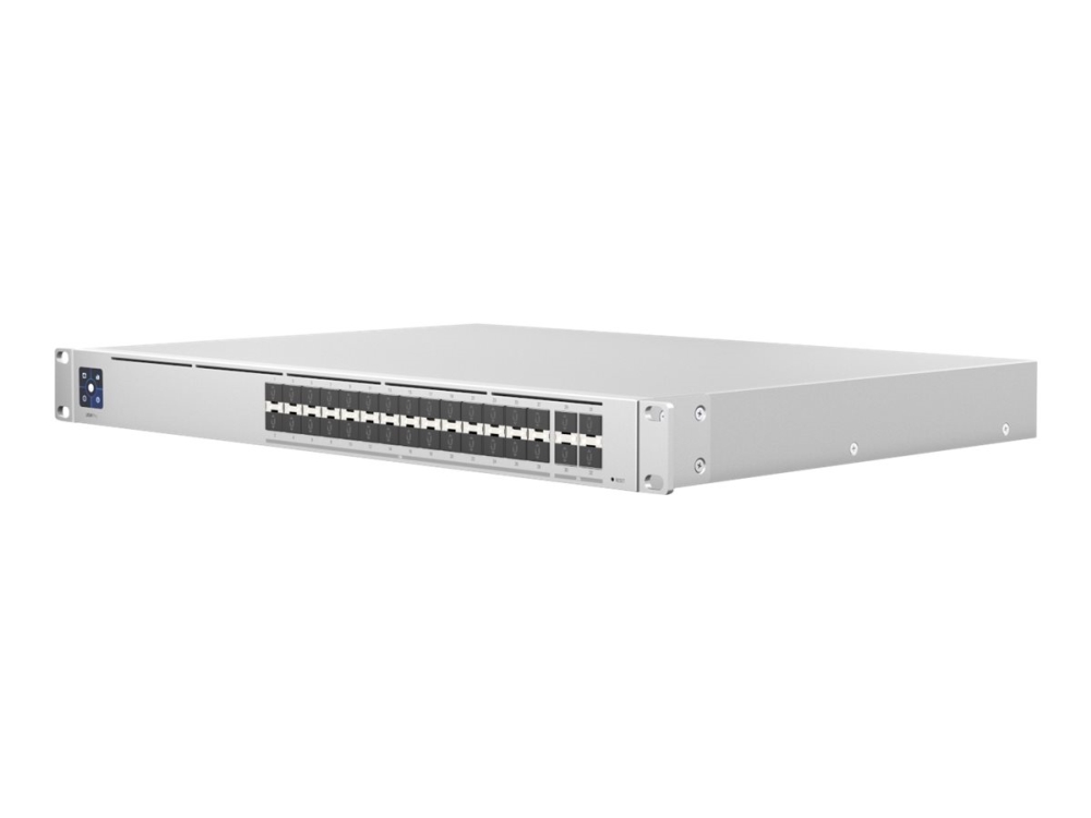 Ubiquiti Networks UniFi USW Aggregation Switch, 28xSFP+ 10Gbe, 4xSFP28 25Gbe, touchskärm, Layer 3