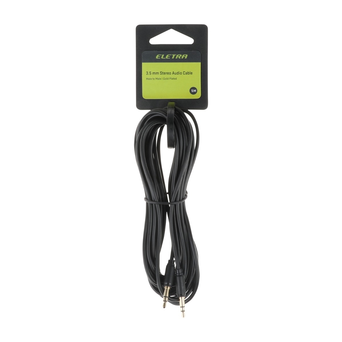 Eletra Mini jack-kabel hane-hane 5M, svart