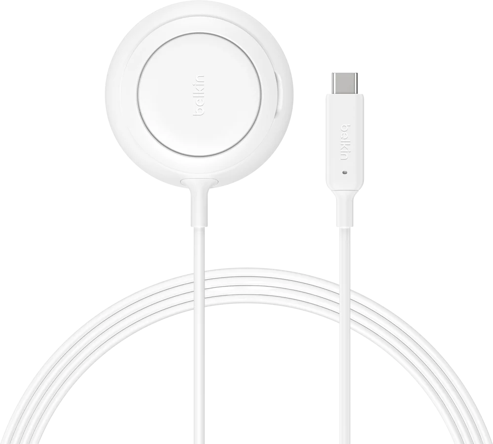 Belkin UltraCharge magnetisk trådlös Qi2-laddare 25 W, vit, bild 2
