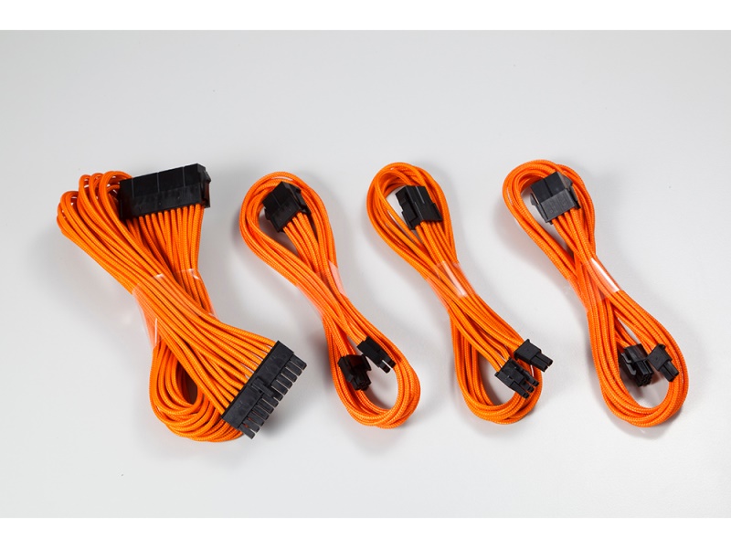 Phanteks Extension Cable Combo Kit 24P/8P/8V/8V - Orange, bild 3