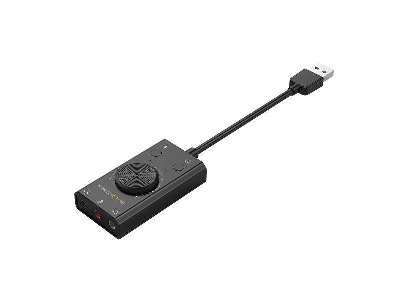 Terratec AUREON 5.1 USB, 5.1 kanaler, 80 dB, USB