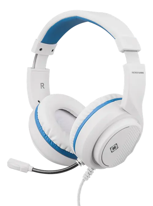 Deltaco Gaming GAM-127 Gamingheadset för PS5 - Vit, bild 2