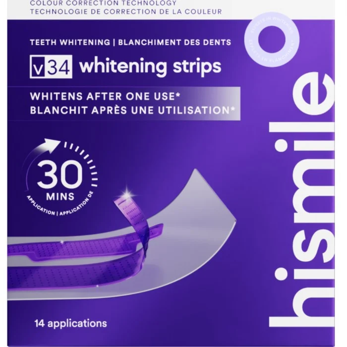 Hismile V34 Teeth Whitening Strips 14 pcs