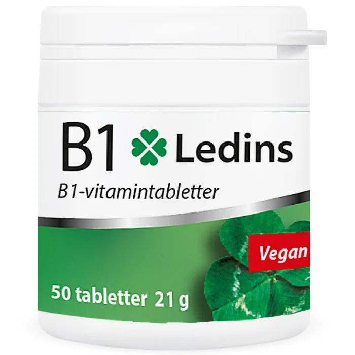 Ledins B1 Vitamin 100 mg, 50 tabletter