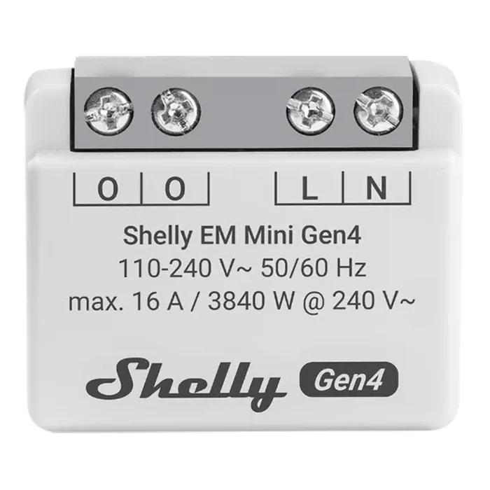 Shelly EM Mini Gen4 smart energimätare