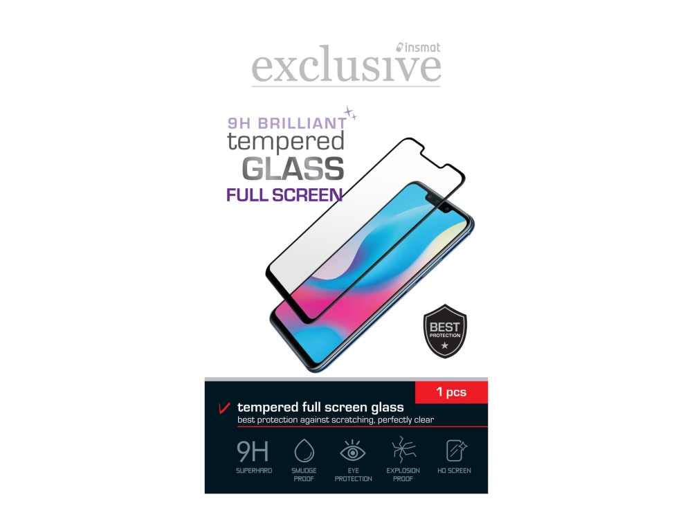 Insmat Full Screen Brilliant Glass - Skärmskydd för mobiltelefon - glas - för Samsung Galaxy A54