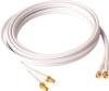 Antennkabel Poynting Twin SMA-ha/SMA-ho 3m - Vit, bild 2