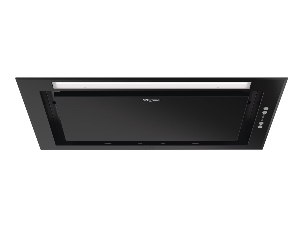 Whirlpool WCT3 63F LTK - Kåpa - huv - Fördjupning - bredd: 49.3 cm - djup: 26 cm - utsug och cirkulation - med inbyggd motor - svart