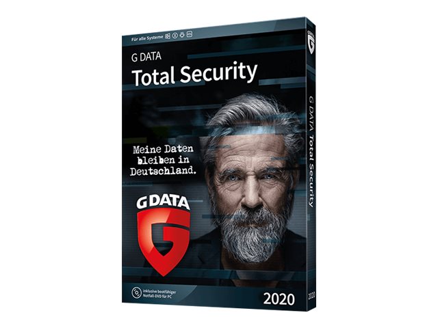 G Data TotalSecurity 2020 - Abonnemangslicens (1 år) - 1 enhet - ESD - Win, Mac, Android, iOS - tyska