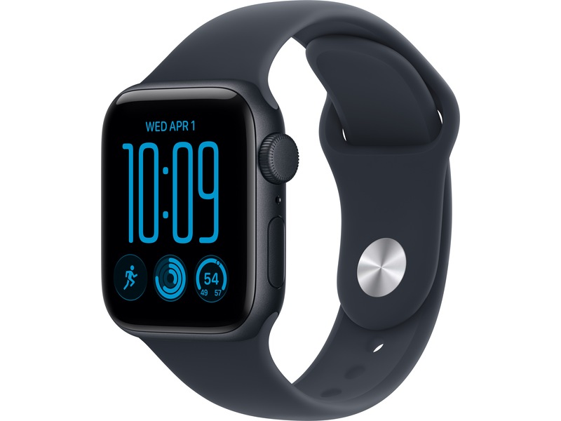 Apple Watch SE 3 GPS 40 mm midnatt aluminium, marinblå Sportband - M/L, bild 3