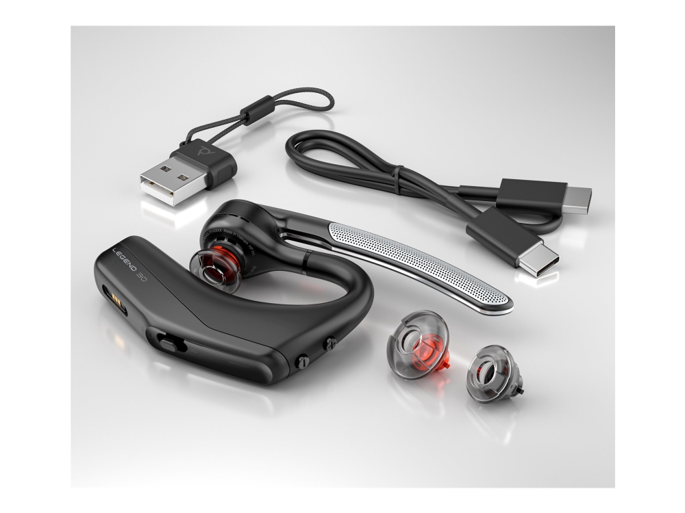 HP Poly Voyager Legend 30 trådlöst headset, svart