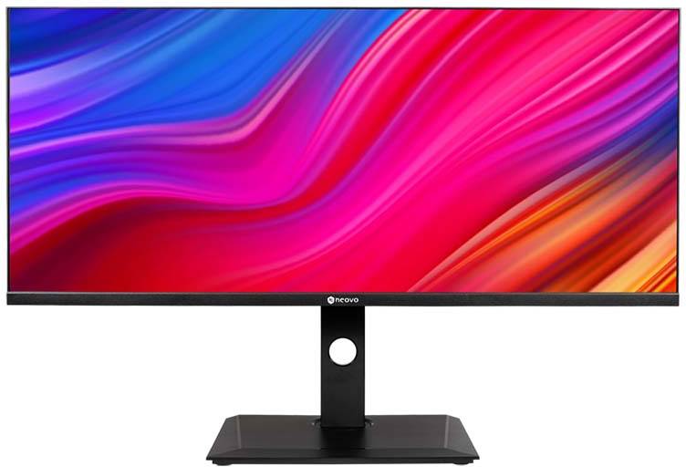 34" AG Neovo, IPS 3440x1440, 5 ms, 75Hz, höjdjusterbar, 2xHDMI/DP/USB-C 65W, högtalare, bild 3