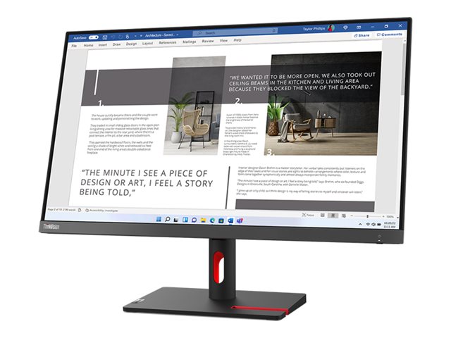 Lenovo ThinkVision S27i-30 27" - 1920x1080 IPS 100Hz, bild 2