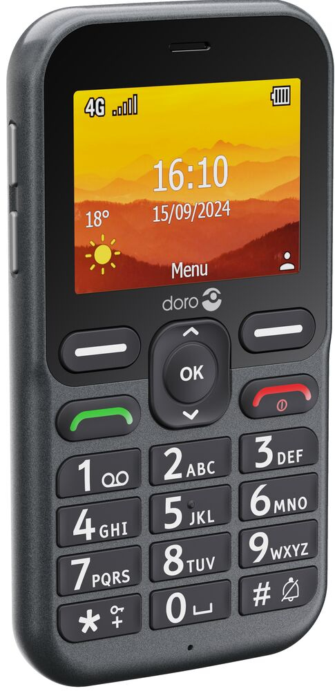 Doro Leva L11 mobiltelefon, grafit, bild 3