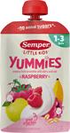 SEMPER Yummies raspberry klämmis 1-3år, 120 g