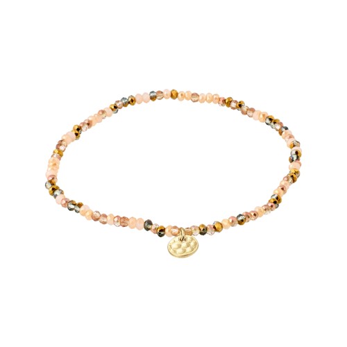 PILGRIM - INDIE Bracelet - Brown Mix - 17 cm