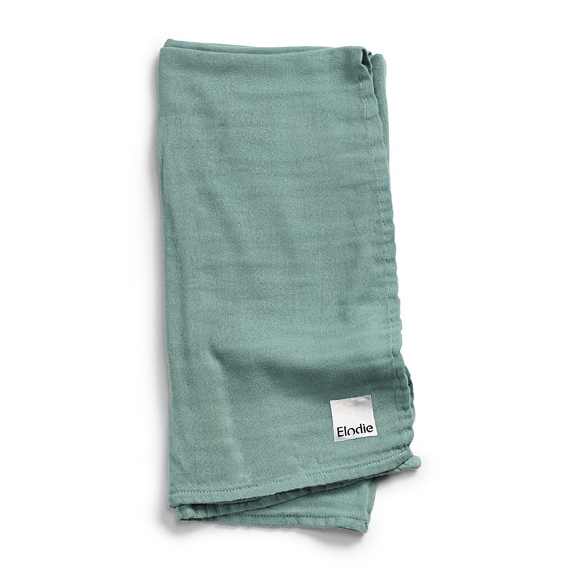 Elodie Details bamboo muslin blanket 1-p, mineral green