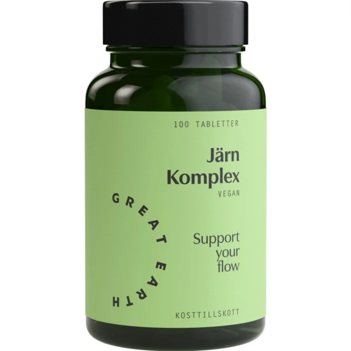 Great Earth Järn Komplex 25 mg 100 tab