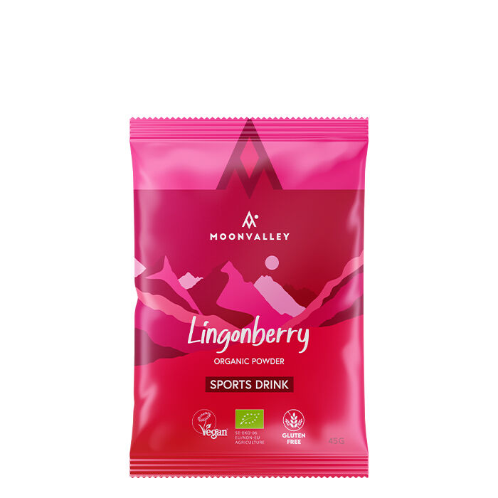 12x Organic Sports Drink Lingonberry 45 g