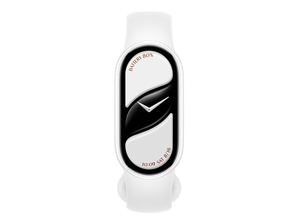 Xiaomi Smart Band 10 Ceramic Edition activity tracker with strap - pearl white