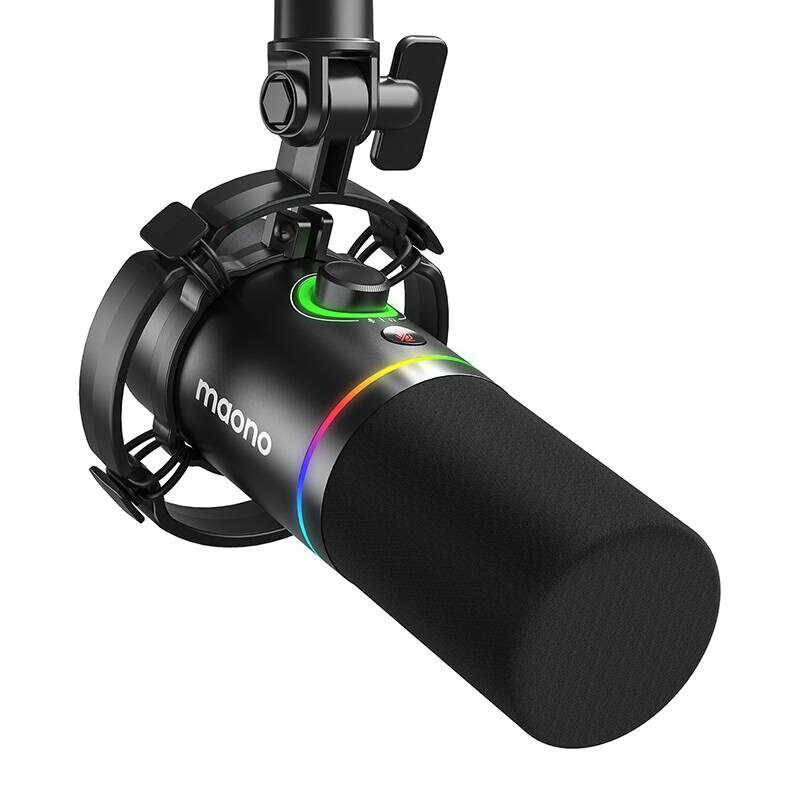 Maono PD200X USB/XLR Mikrofon Dual-läge - Dynamisk Mikrofon - Svart, bild 2