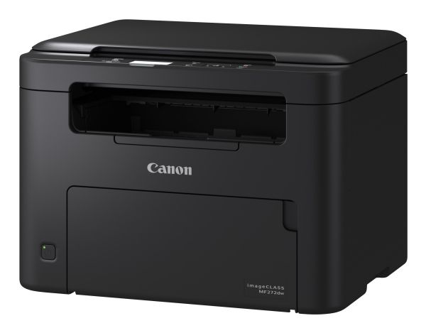 Canon i-SENSYS MF272dw - Multifunktionsskrivare - svartvit - laser - A4 (210 x 297 mm), Legal (216 x 356 mm) (original) - A4/Legal (media) - upp till 29 sidor/minut (kopiering) - upp till 29 sidor/minut (utskrift) - 150 ark - USB 2.0, LAN, Wi-Fi(n)